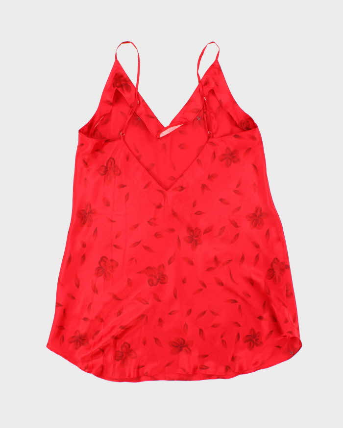 Vintage Y2k 00s La Senza Beaded Silk Slip Dress - XL