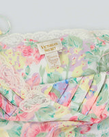 Vintage 80s Victoria's Secret Floral Slip Dress - M