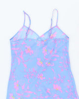 Vintage Y2k 00s La Vie En Rose Mesh Slip Dress - M