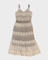 Vintage Y2k 00s Aaron Crochet Dress - M