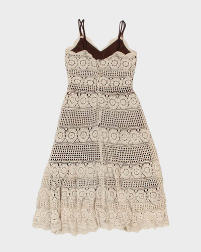 Vintage Y2k 00s Aaron Crochet Dress - M