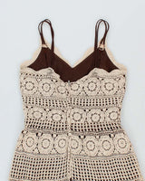 Vintage Y2k 00s Aaron Crochet Dress - M