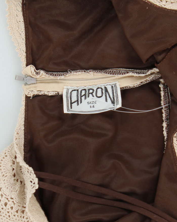 Vintage Y2k 00s Aaron Crochet Dress - M