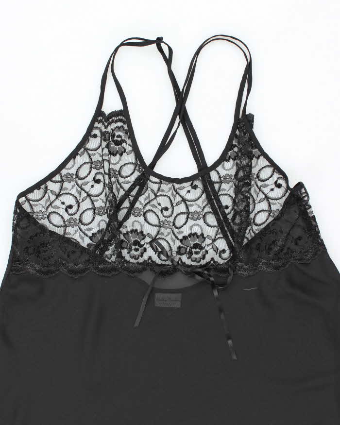 Vintage 90s Delta Burke Mesh Slip Dress - L