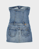 Vintage Y2k 00s Guess Denim Dress - XS