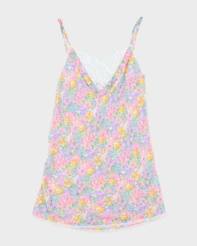 Vintage Erica Taylor Sheer Floral Slip Dress - XS