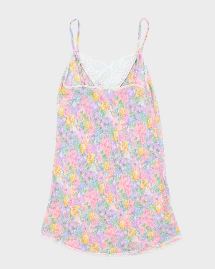 Vintage Erica Taylor Sheer Floral Slip Dress - XS