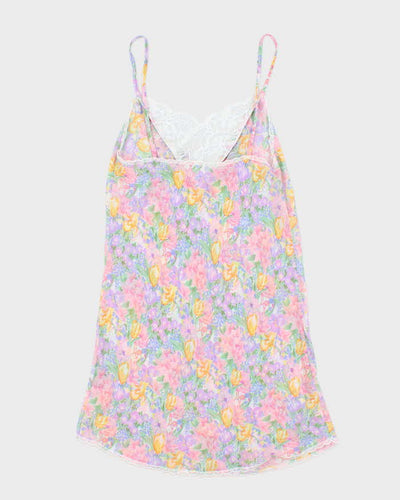 Vintage Erica Taylor Sheer Floral Slip Dress - XS
