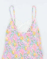 Vintage Erica Taylor Sheer Floral Slip Dress - XS