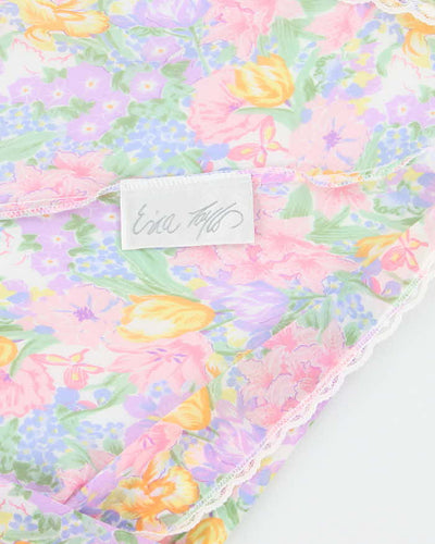 Vintage Erica Taylor Sheer Floral Slip Dress - XS