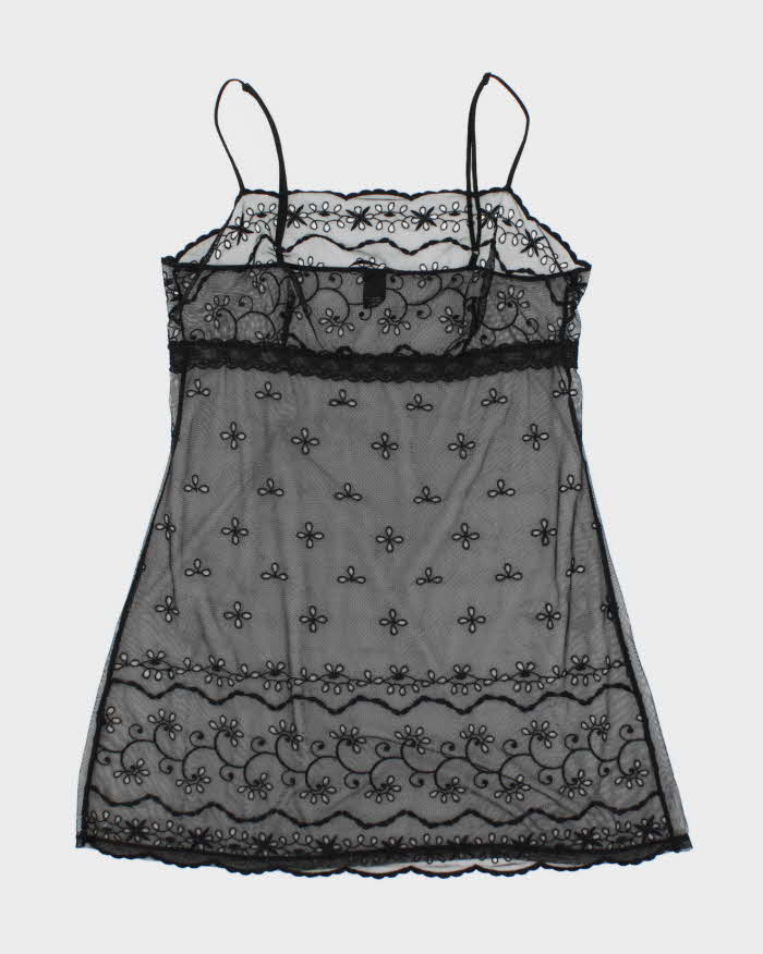 Vintage Y2k 00s Victoria's Secret Broderie Slip Dress - S