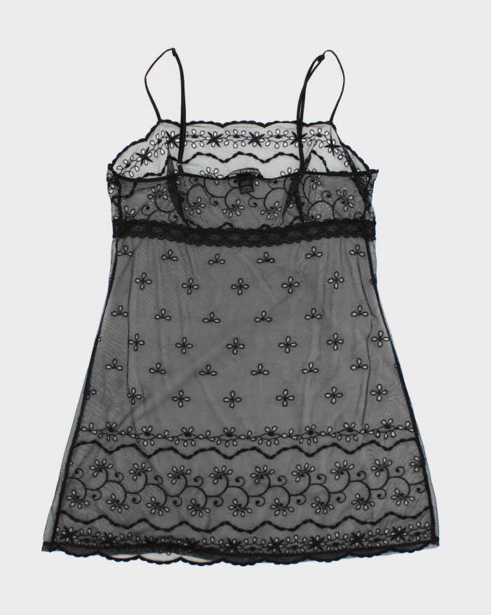 Vintage Y2k 00s Victoria's Secret Broderie Slip Dress - S
