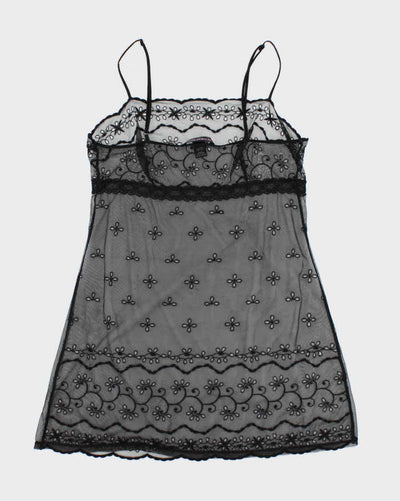 Vintage Y2k 00s Victoria's Secret Broderie Slip Dress - S