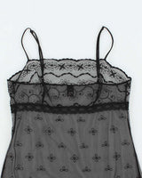 Vintage Y2k 00s Victoria's Secret Broderie Slip Dress - S