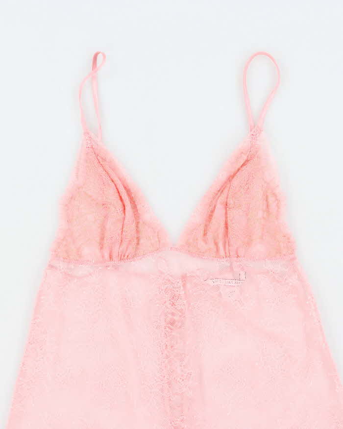 Vintage Y2k 00s Victoria's Secret Lace Slip Dress - S