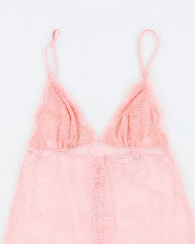 Vintage Y2k 00s Victoria's Secret Lace Slip Dress - S
