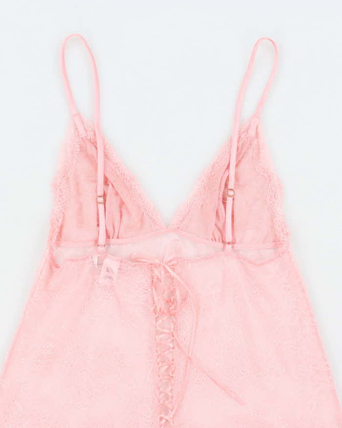 Vintage Y2k 00s Victoria's Secret Lace Slip Dress - S