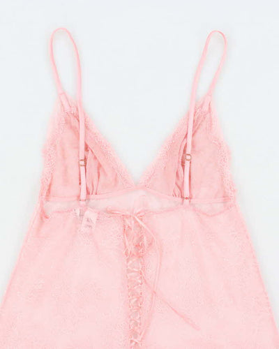 Vintage Y2k 00s Victoria's Secret Lace Slip Dress - S