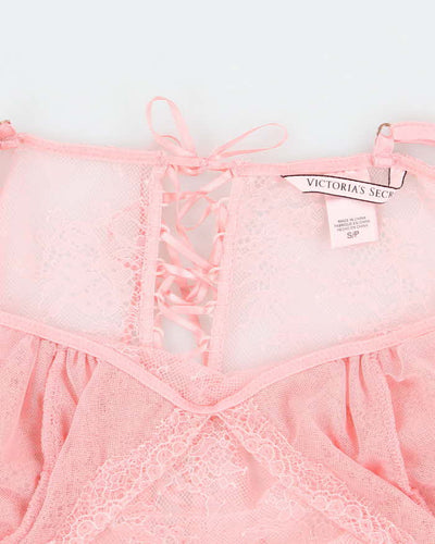 Vintage Y2k 00s Victoria's Secret Lace Slip Dress - S