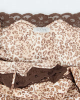 Vintage Y2k 00s La Senza Leopard Print Slip Dress - M