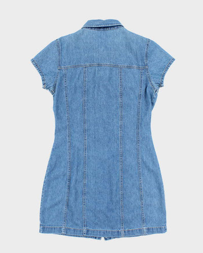 Vintage Y2k 00s Xhilaration Button-Up Denim Dress - M
