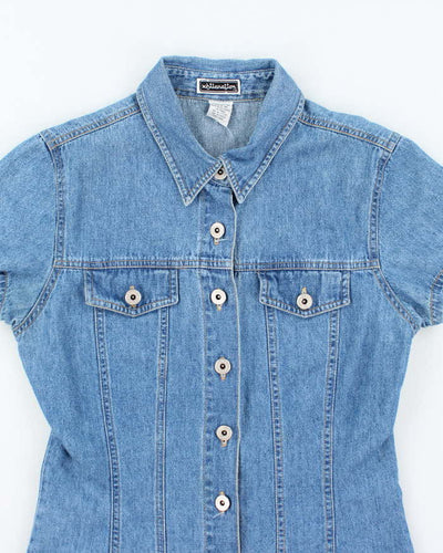 Vintage Y2k 00s Xhilaration Button-Up Denim Dress - M