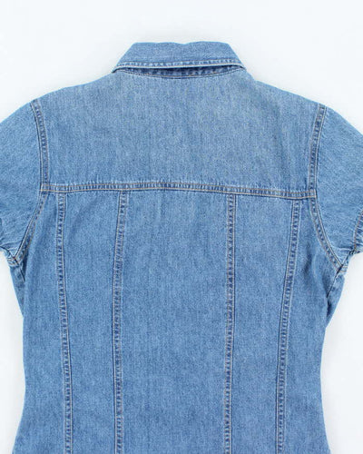 Vintage Y2k 00s Xhilaration Button-Up Denim Dress - M