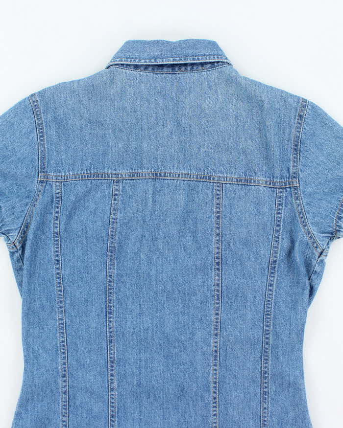 Vintage Y2k 00s Xhilaration Button-Up Denim Dress - M
