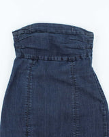 Vintage Y2k 00s Guess Sleeveless Denim Dress - S