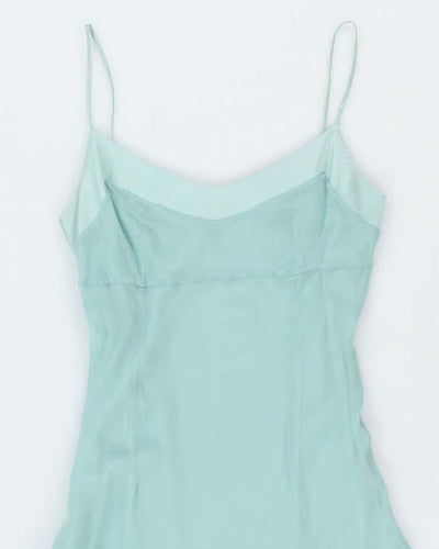 Vintage 00s Darling Blue Silk Dress - S