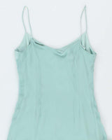 Vintage 00s Darling Blue Silk Dress - S