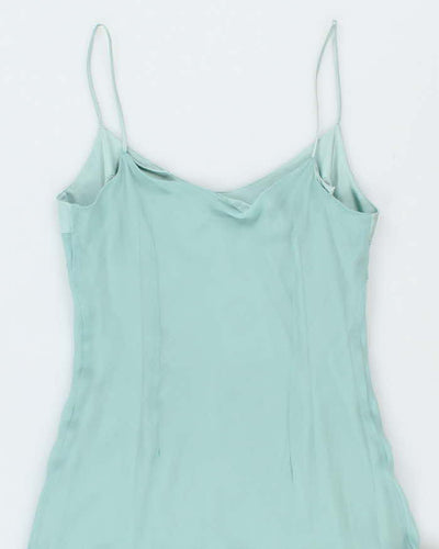 Vintage 00s Darling Blue Silk Dress - S