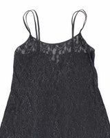 Vintage 90s 00s Gloria Vanderbilt Lace Mesh Dress - S