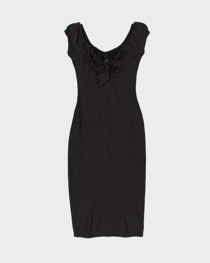 Vintage 90s 00s Stop Staring! Polka Dot Dress - S