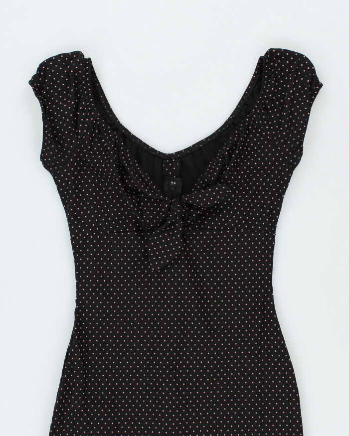 Vintage 90s 00s Stop Staring! Polka Dot Dress - S