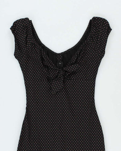 Vintage 90s 00s Stop Staring! Polka Dot Dress - S