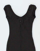 Vintage 90s 00s Stop Staring! Polka Dot Dress - S
