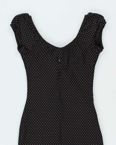 Vintage 90s 00s Stop Staring! Polka Dot Dress - S