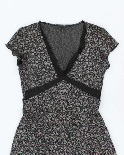 Vintage Y2k 00s Jacob Floral Dress - M