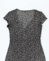Vintage Y2k 00s Jacob Floral Dress - M