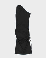 Vintage Y2k 00s X:S One Shoulder Ruched Dress - S