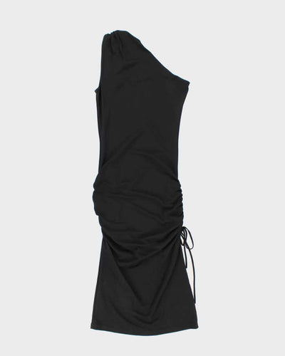 Vintage Y2k 00s X:S One Shoulder Ruched Dress - S