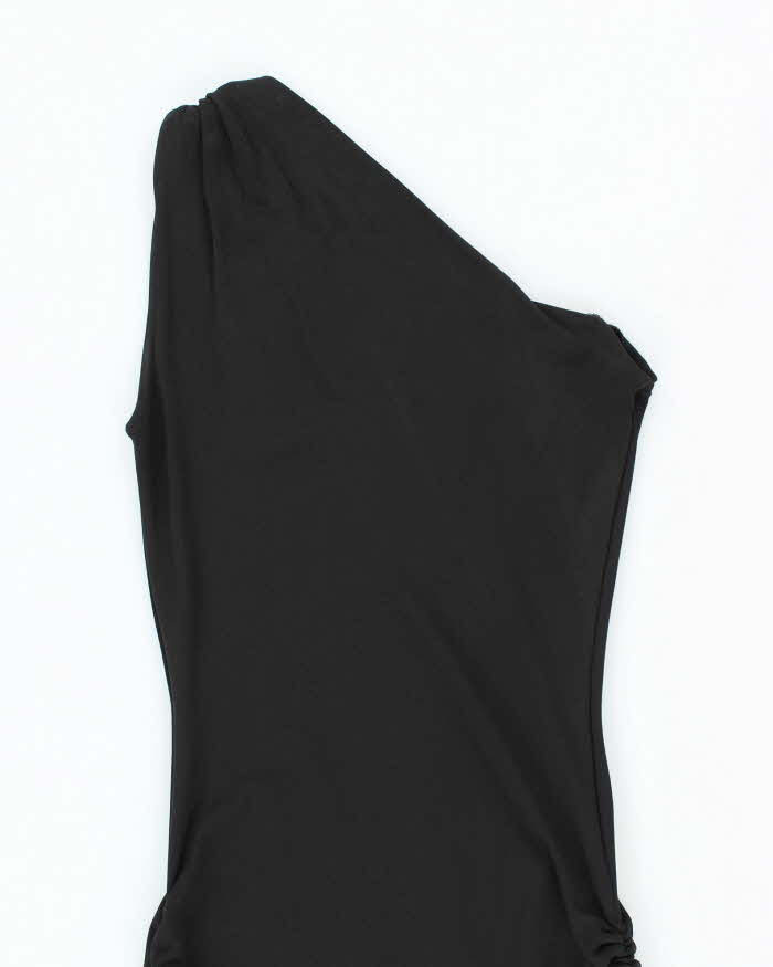 Vintage Y2k 00s X:S One Shoulder Ruched Dress - S