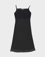 Vintage 90s V'cocca Double Mesh Dress - S