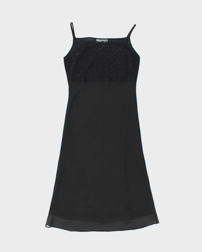 Vintage 90s V'cocca Double Mesh Dress - S