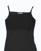 Vintage 90s V'cocca Double Mesh Dress - S