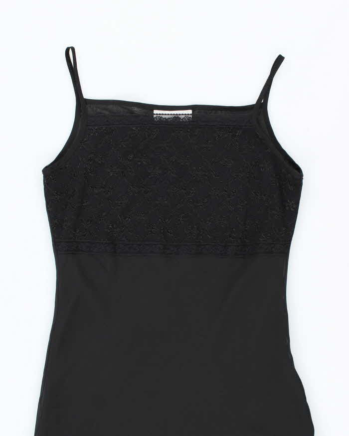 Vintage 90s V'cocca Double Mesh Dress - S