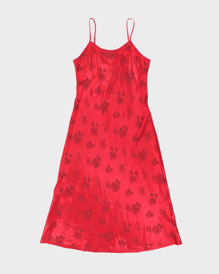 Vintage 90s Versailles Floral Slip Dress - M