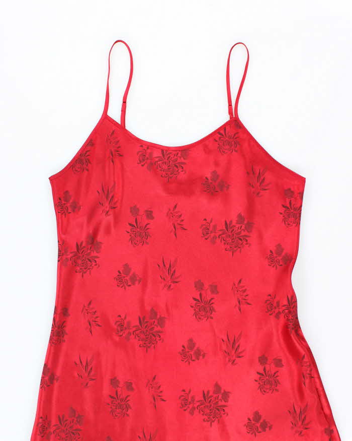 Vintage 90s Versailles Floral Slip Dress - M