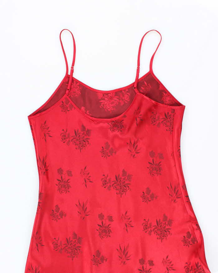 Vintage 90s Versailles Floral Slip Dress - M